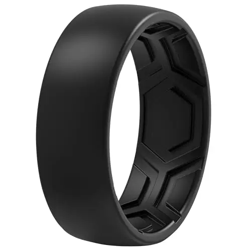 ThunderFit Patterned silicone ring with geometric design