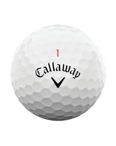 PG Callaway mixed used golf balls in white