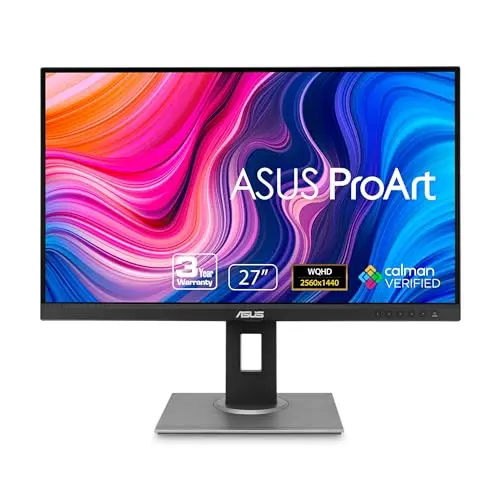 ASUS ProArt PA278QV 27-inch WQHD monitor for creative photo editing