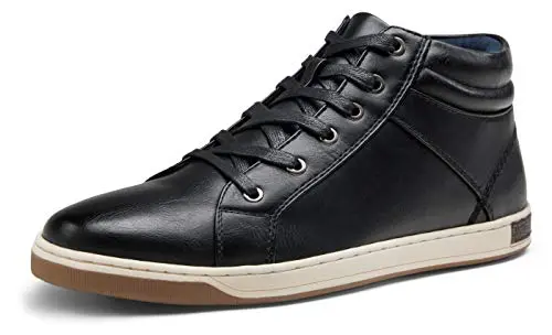 Jousen high-top fashion sneakers for men in black
