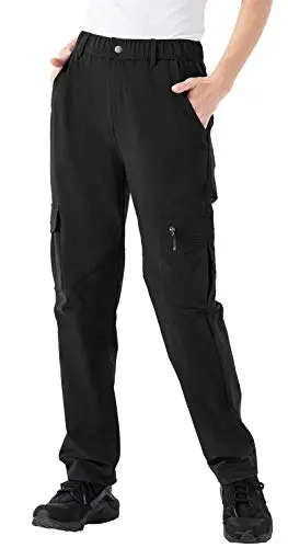 RDRUKO women's cargo hiking pants with multiple pockets