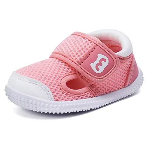 BMCiTYBM mesh infant sneakers with sensory pods on non-slip sole