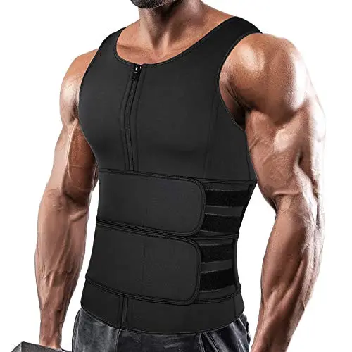 SHAPERIN men's neoprene sauna waist trainer vest