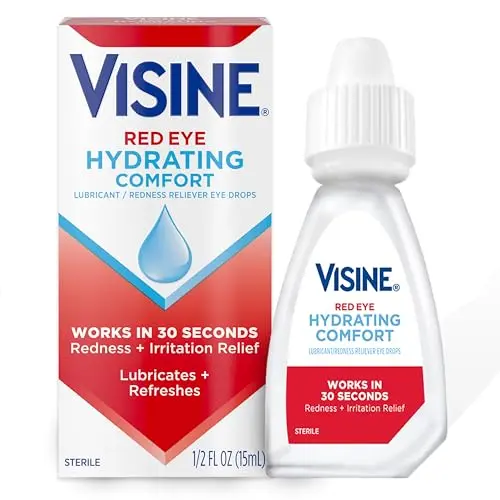 Visine red eye hydrating comfort eye drops