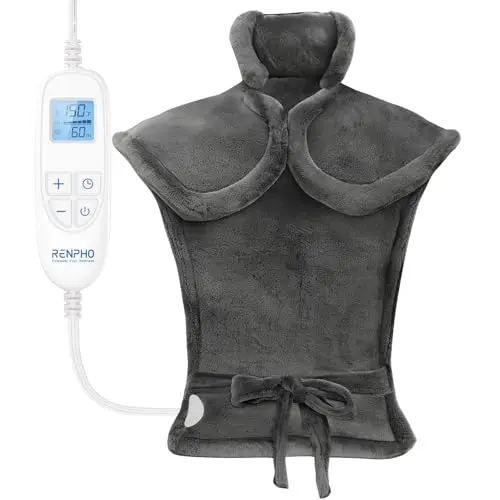 RENPHO large heating pad covering back and shoulders