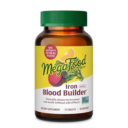 MegaFood Blood Builder Minis iron supplement tablets