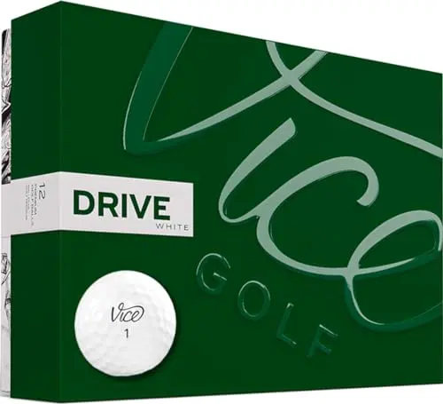 Vice Drive golf ball with alignment line