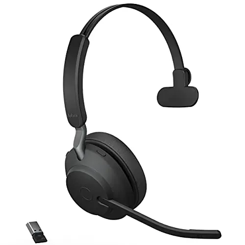 Jabra Evolve2 65 UC wireless headset in black with professional design