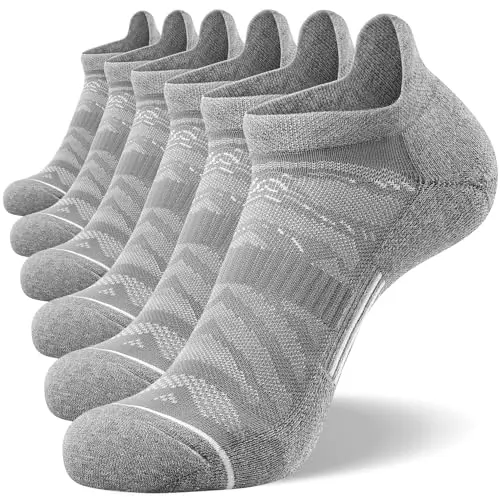 FITRELL men's low cut athletic socks with cushioned design