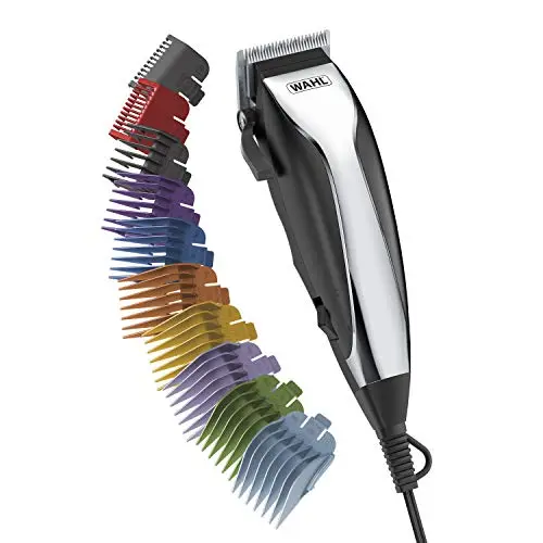 Wahl home haircutting corded clipper kit with multiple guards
