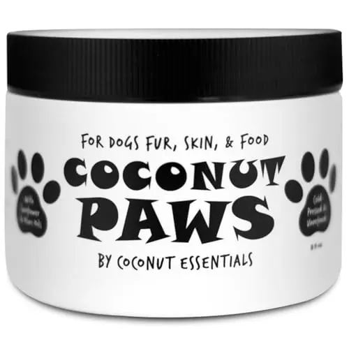 Coconut Paws coconut oil blend with olive and sunflower oils for dogs