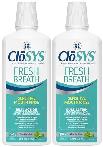 CloSYS Sensitive Mouthwash bottle