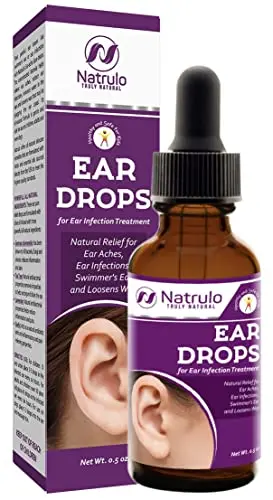 Natrulo natural ear drops with garlic and mullein ingredients