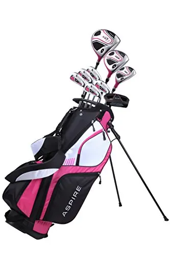 Aspire XD1 women's golf club set in pink