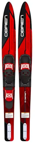 O'Brien Reactor Combo Water Skis in red