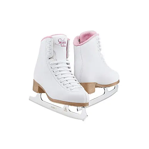 Jackson Classic Pink SoftSkate 380 girls ice figure skates