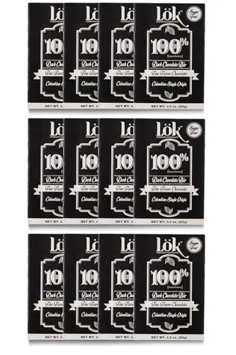 Lok 100% Cacao Dark Chocolate Bar sugar-free