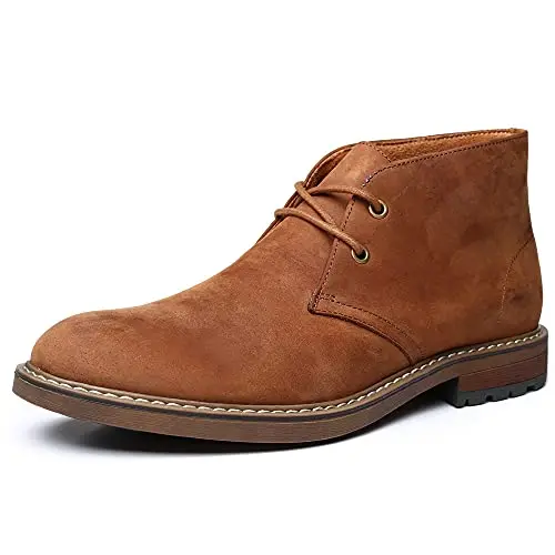 Arkbird premium leather chukka boot in apricot suede with Ortholite insoles