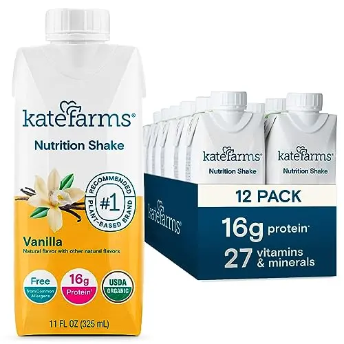 Kate Farms organic nutrition shake vanilla flavor