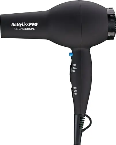 BaBylissPRO Ceramix Xtreme hair dryer in black