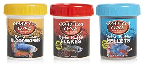 Omega One betta combo variety pack