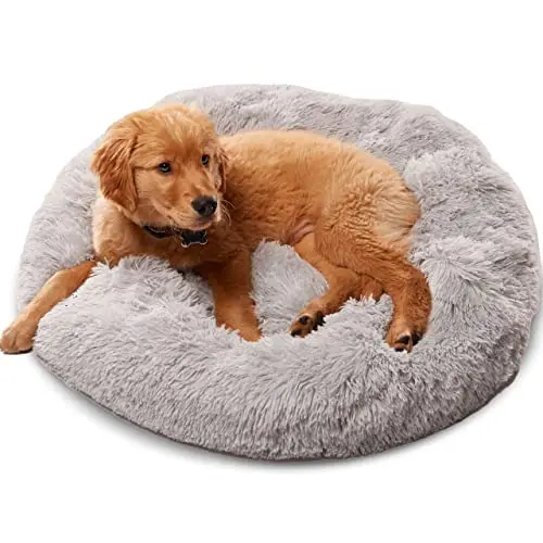 Active Pets small dog bed with faux fur lining