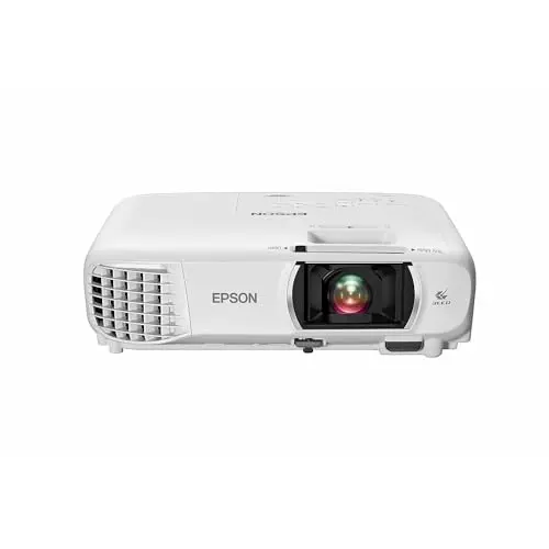 Epson Home Cinema 1080 projector showing vibrant home theater display