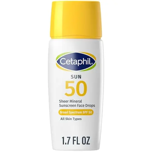 Cetaphil Sheer Mineral Liquid Sunscreen SPF 50 bottle