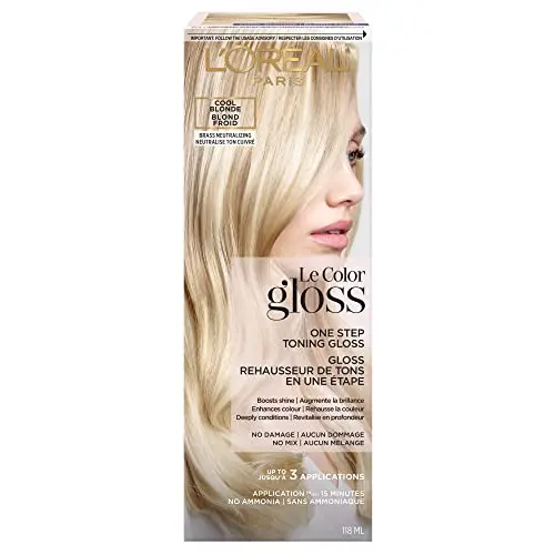 L'Oreal Paris Le Color One Step Hair Toning Gloss for blonde hair