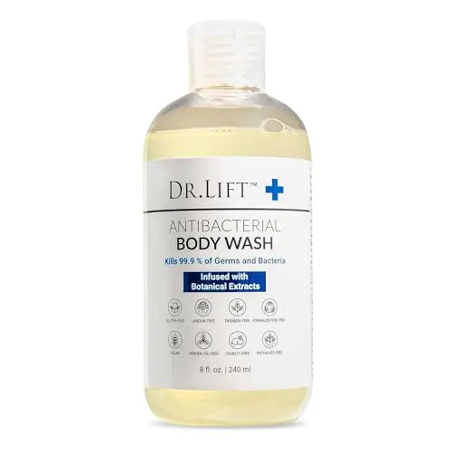 DR. LIFT Antibacterial Body Wash bottle with grapefruit scent