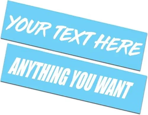 VulgrCo custom vinyl lettering decals in multiple colors for vehicles and windows