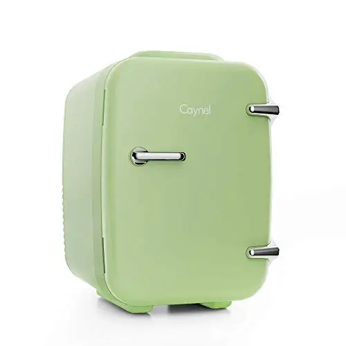 CAYNEL portable mini fridge with carry handle