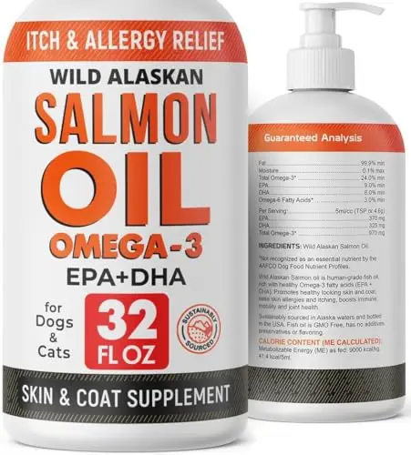 StrellaLab Salmon Oil for cats and dogs