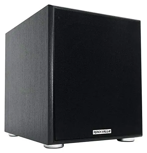 Rockville Rock Shaker 10-inch powered subwoofer with black finish