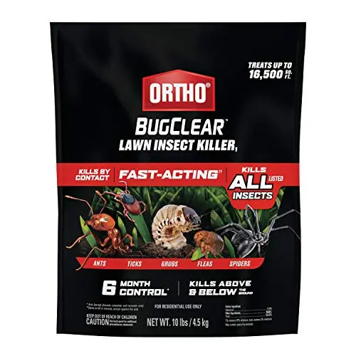 Ortho BugClear lawn insect killer granules bag