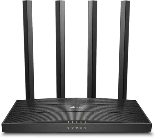 TP-Link Archer A6 WiFi router with four external antennas
