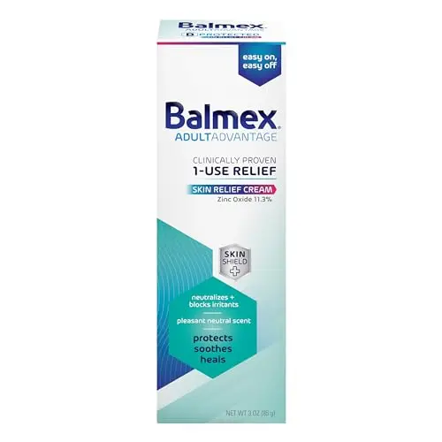 Balmex AdultAdvantage cream for heat rash and irritation