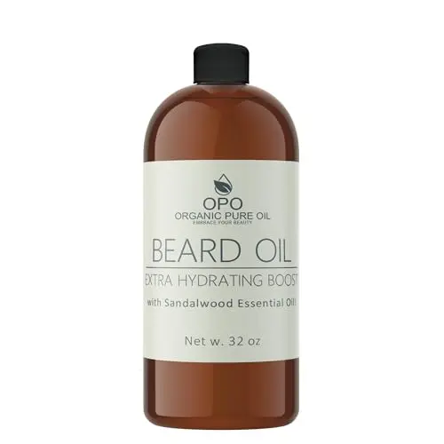 Organic Pure Oil Sandalwood Beard Oil large bottle