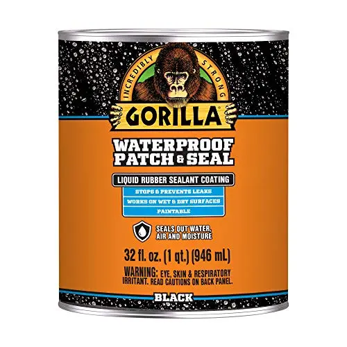 Gorilla Patch and Seal liquid rubber in black container