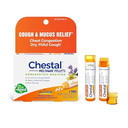 Boiron Chestal Cough and Mucus Relief pellets