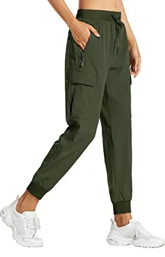 LIBIN women's cargo joggers for hiking and casual wear