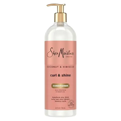 Shea Moisture Curl & Shine Conditioner bottle