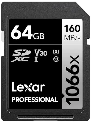 Lexar Professional SD card with 160MB/s speeds for budget photography