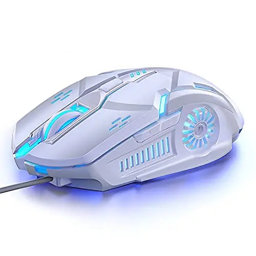 SMAIGE wired gaming mouse with RGB lighting