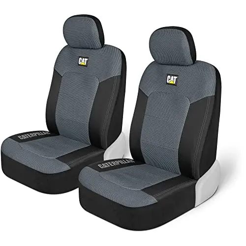 CAT MeshFlex automotive seat covers with honeycomb mesh back design