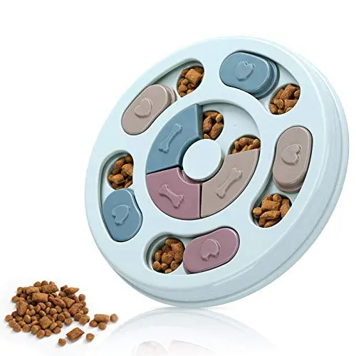 DR CATCH dog puzzle toy with sliding parts for treat dispensing