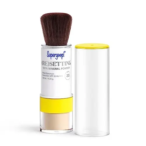 Supergoop! resetting mineral powder with SPF 35 for dry skin