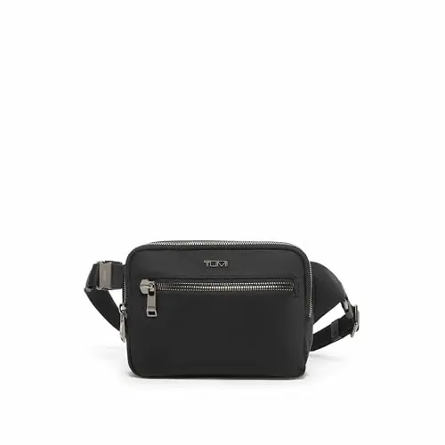 TUMI Voyageur crossbody sling bag for women in black and gunmetal
