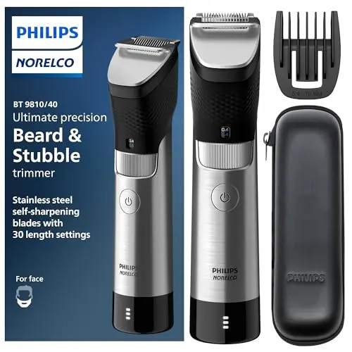 Philips Norelco Series 9000 beard trimmer with Beard Sense technology