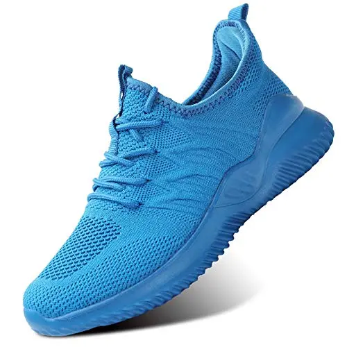 Women's lightweight walking running shoes in blue